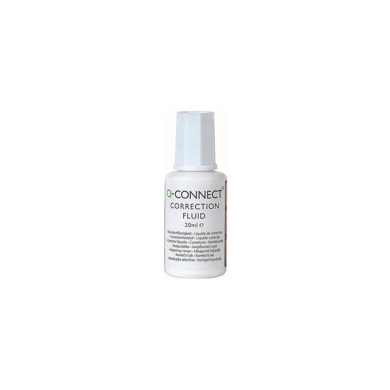 Korektor w płynie z pędzelkiem 20ml Q-CONNECT KF10507