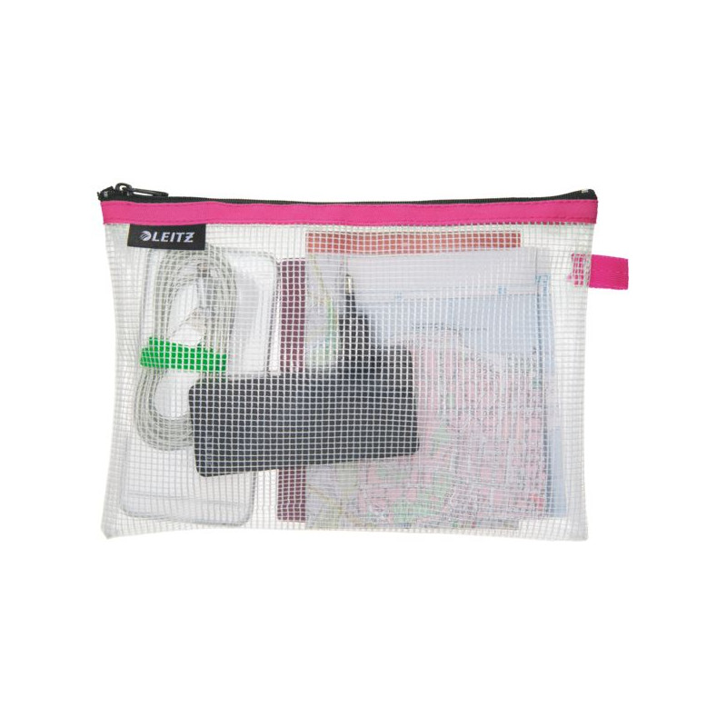 Podróżna koszulka Leitz WOW, rozmiar M, różowa 40250023