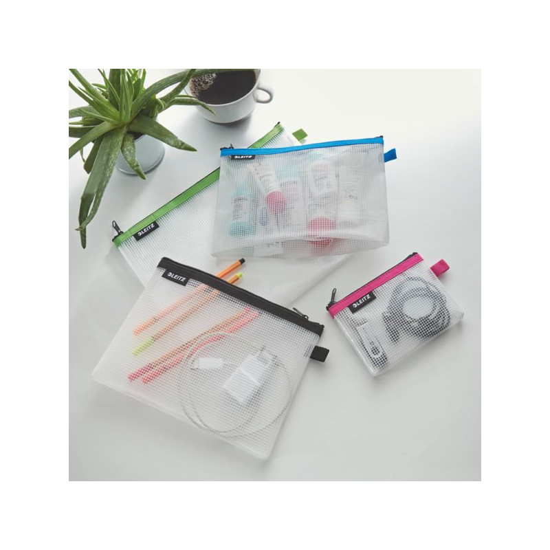 Podróżna koszulka Leitz WOW, rozmiar M, niebieska 40250036