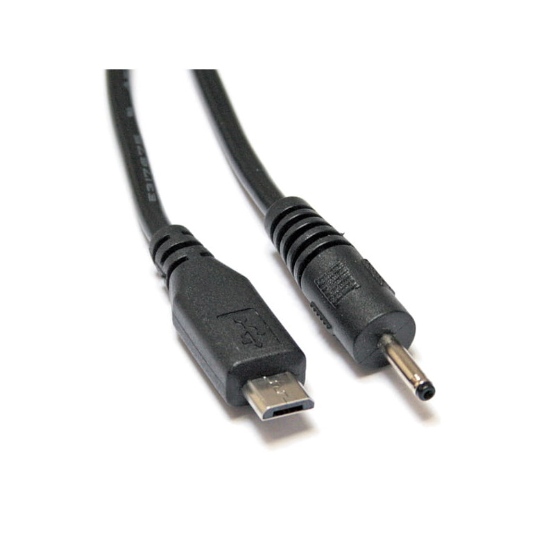 Ładowarka sieciowa 230V OMEGA 1xmicroUSB + 1x2,5x0,7mm 5V 2A 10W czarna (41836)