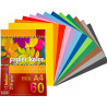 Papier A4 kolorowy mix 12 kol. 210g (60ark) KRESKA