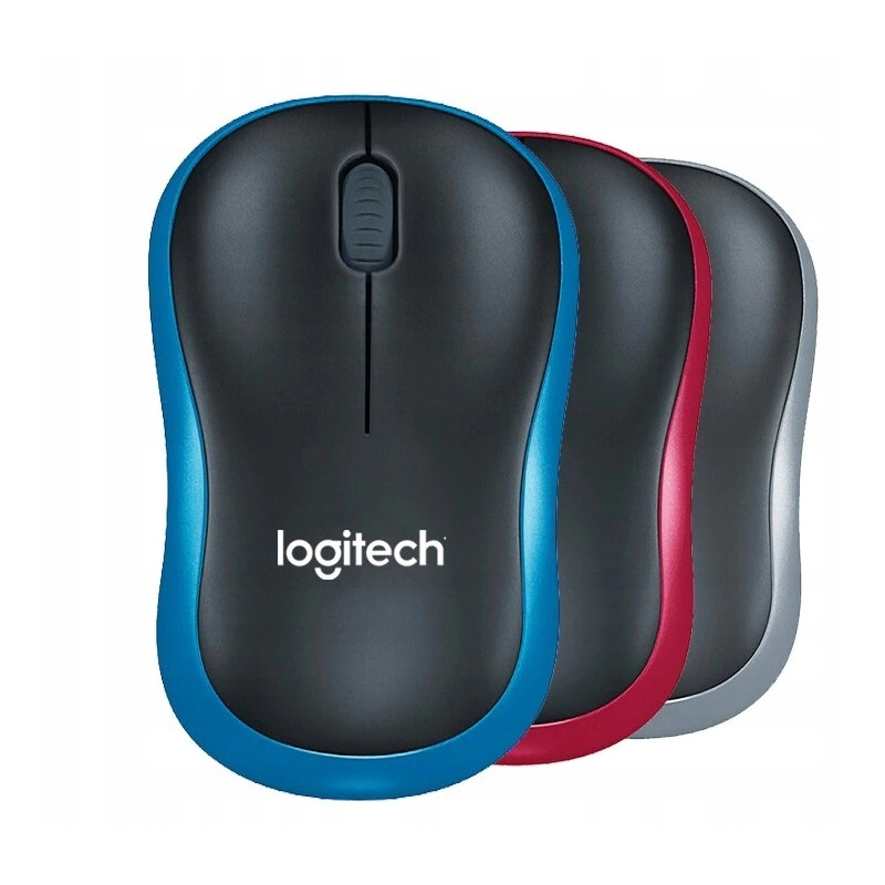 Mysz bezprzewodowa LOGITECH optyczna M185 niebieska 910-002239