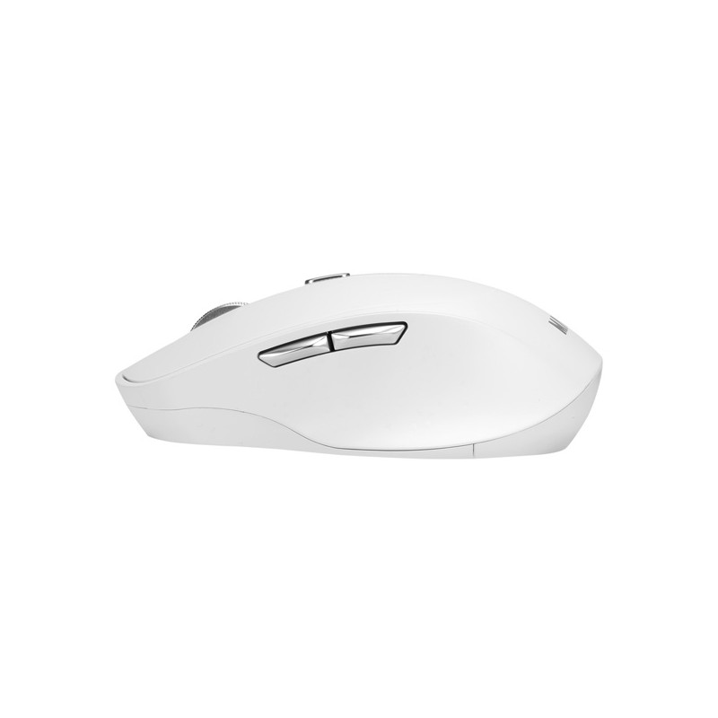 Mysz MARVO WM106W WH optyczna 1600dpi 2,4GHz bezprzewodowa biała cicha