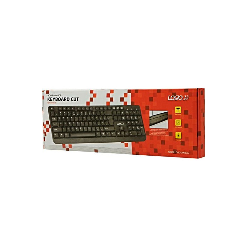 Klawiatura LOGO CUT USB czarna (Cut US)