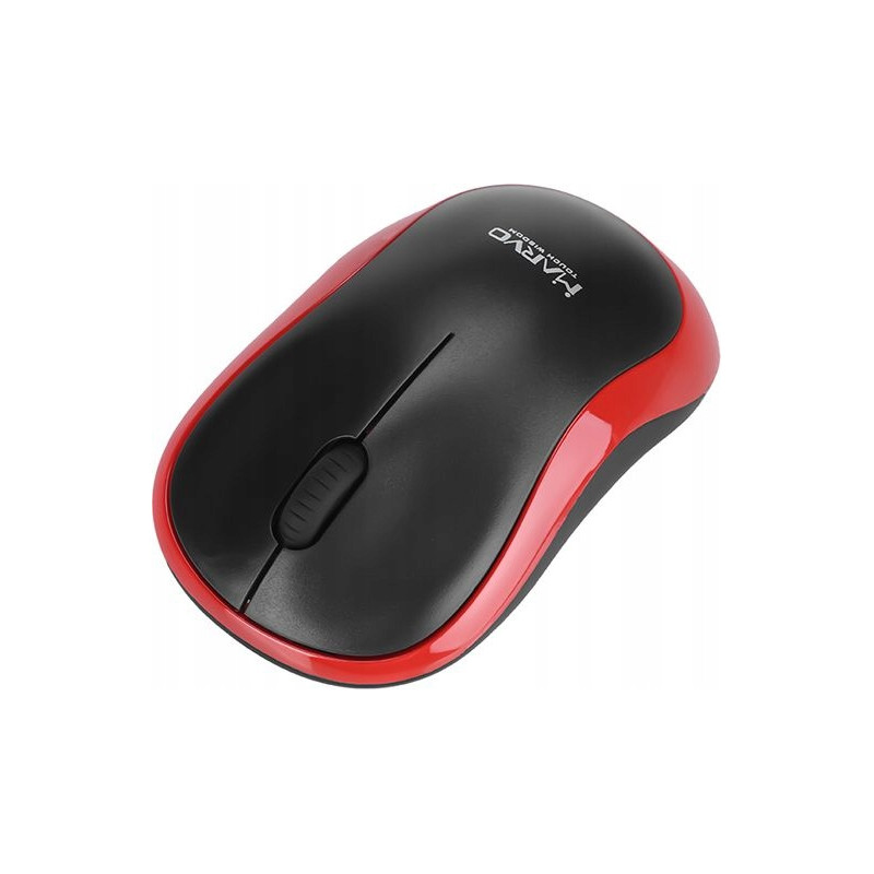 Mysz MARVO DWM100RD optyczna 1000dpi 2,4GHz bezprzewodowa czarno-czerwona