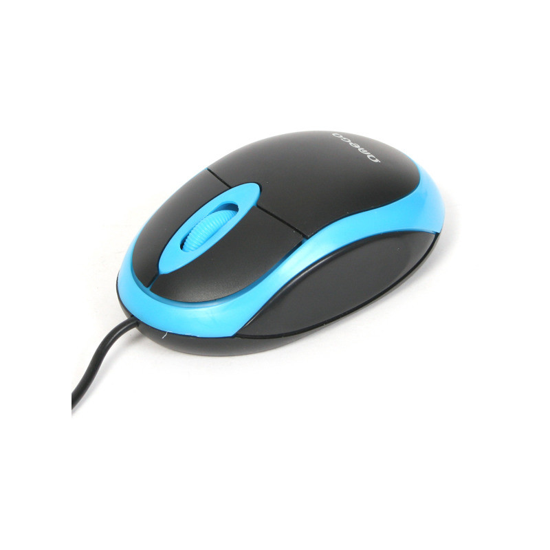 Mysz OMEGA optyczna 1200dpi USB Value Line czarno-niebieska (41644)