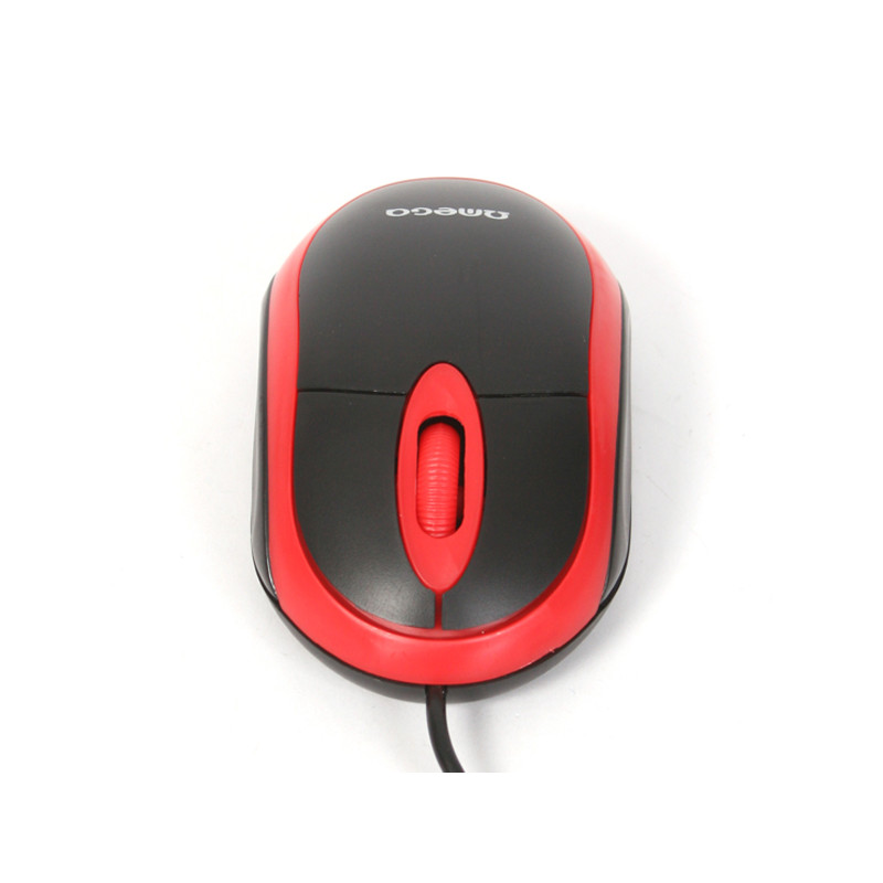 Mysz OMEGA optyczna 1200dpi USB Value Line czarno-czerwona (41646)