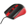Mysz OMEGA optyczna 1600dpi USB czarno-czerwona (41790)