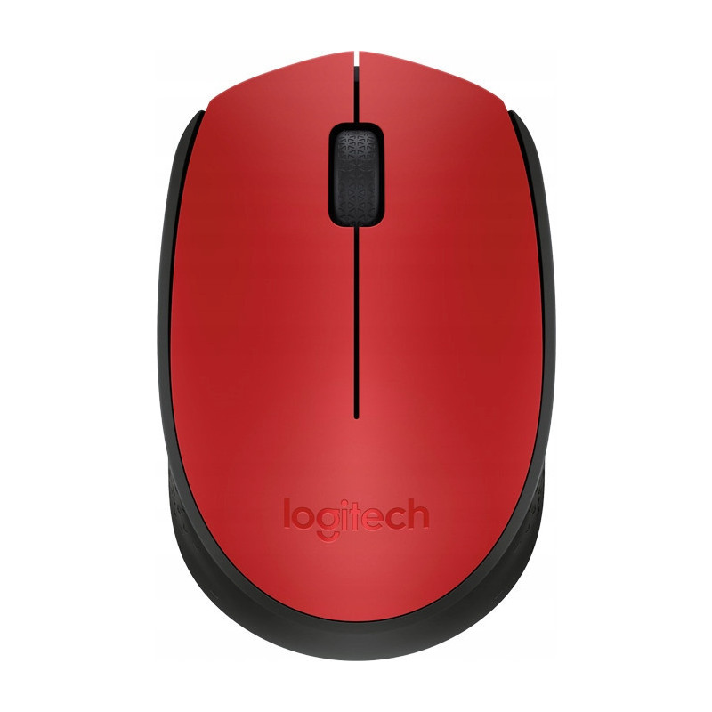 Mysz bezprzewodowa LOGITECH M171 czerwona 910-004641