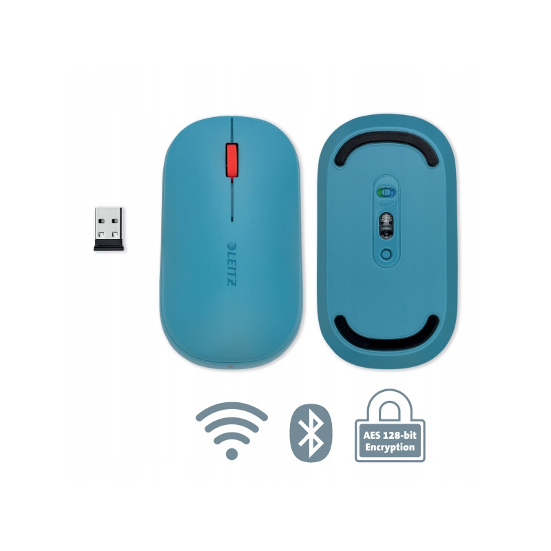 Mysz bezprzewodowa LEITZ Cosy niebieska65310061