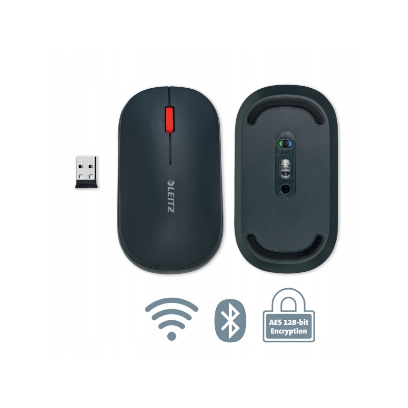 Mysz bezprzewodowa LEITZ Cosy szara65310089