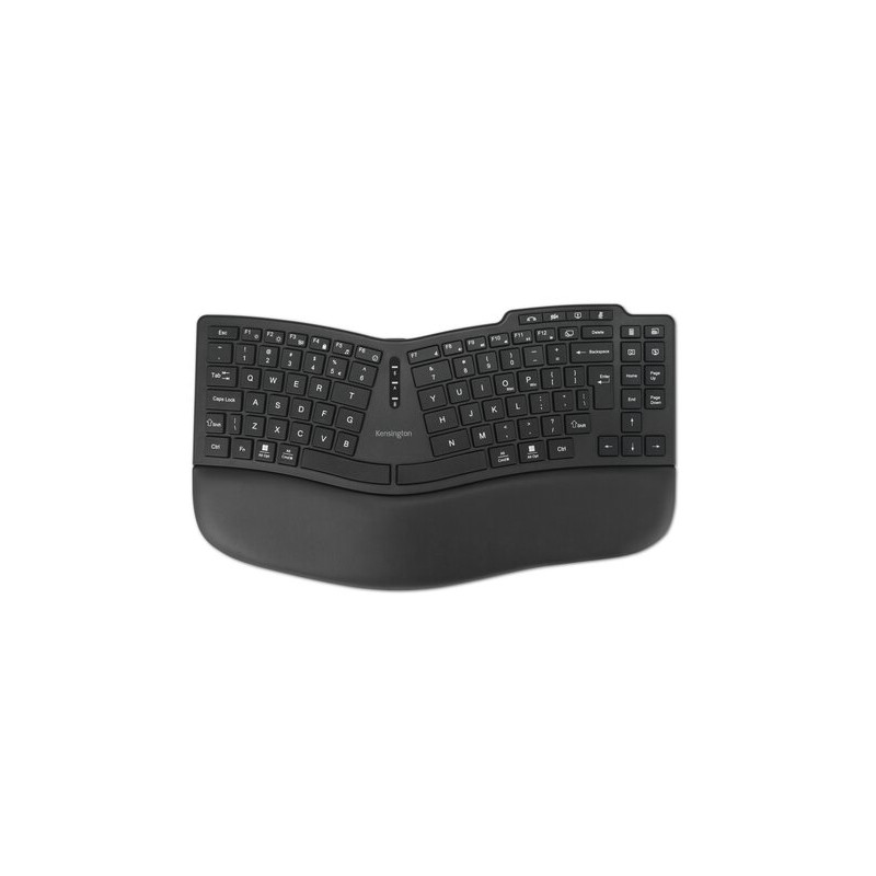 Bezprzewodowa klawiatura ergonomiczna Pro Fit KB675 EQ TKL czarna K75491WW KENSINGTON