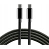 Kabel USB-C - USB-C 1m 5A 100W 10Gbps czarny EVERACTIVE (CBS-1CCD)