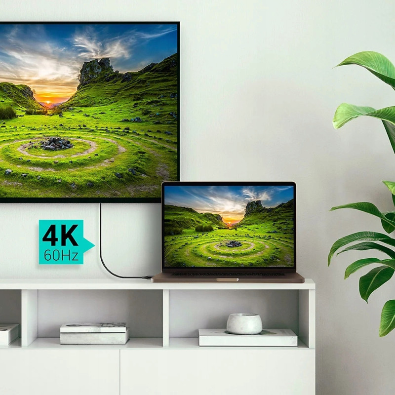 Kabel USB-C - USB-C 1m 5A 100W 10Gbps czarny EVERACTIVE (CBS-1CCD)