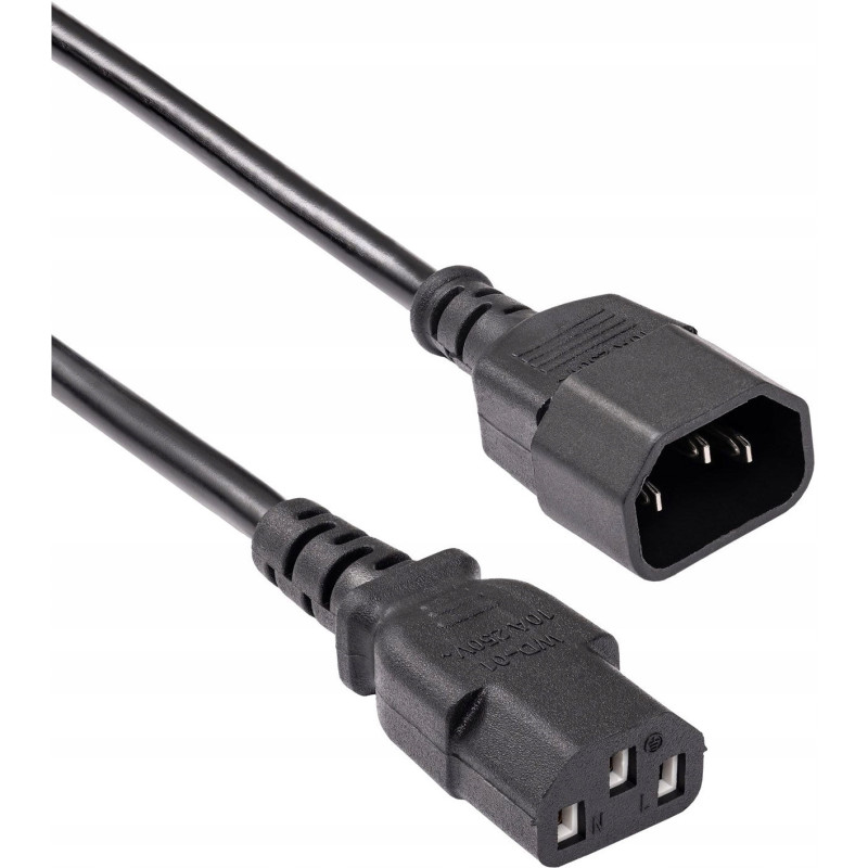 Kabel zasilający przedłużacz UNIWERSALNY 1,5m BULK