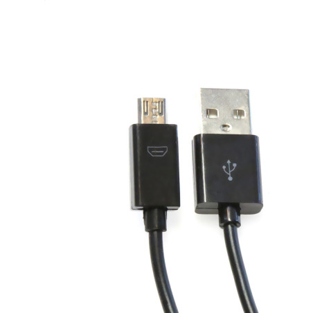 Kabel USB-A - microUSB 1m 2A czarny OMEGA BAJA (44344)