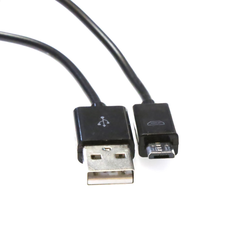Kabel USB-A - microUSB 1m 2A czarny OMEGA BAJA (44344)