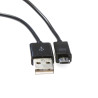 Kabel USB-A - microUSB 1m 2A czarny OMEGA BAJA (44344)