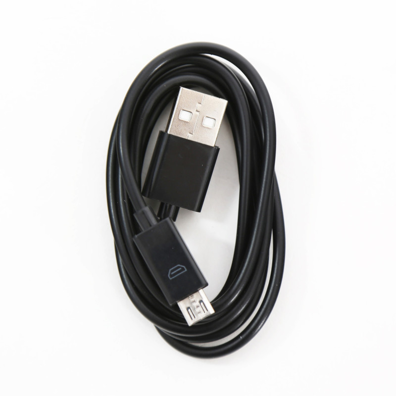 Kabel USB-A - microUSB 1m 2A czarny OMEGA BAJA (44344)
