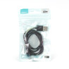 Kabel USB-A - microUSB 1m 2A czarny OMEGA BAJA (44344)