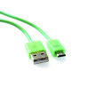 Kabel USB-A - microUSB 1m 2A zielony OMEGA BAJA (44341)