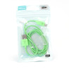 Kabel USB-A - microUSB 1m 2A zielony OMEGA BAJA (44341)