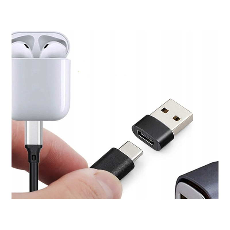 Adapter USB-C (F) - USB-A (M) 2.0 BULK