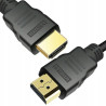 Kabel HDMI - HDMI 1,0m czarny BULK