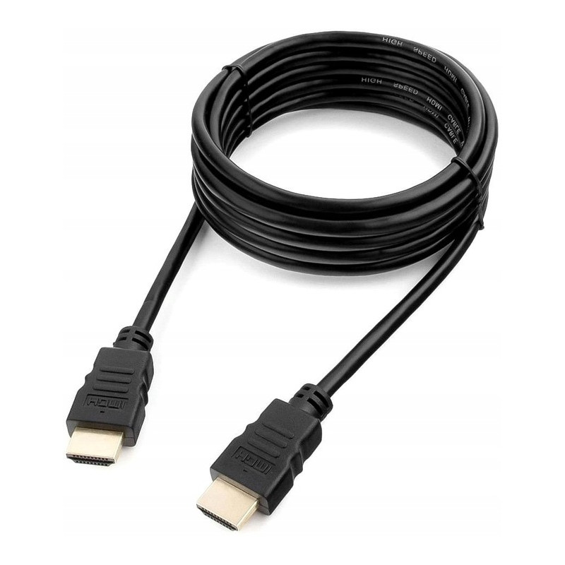 Kabel HDMI - HDMI 1,0m czarny BULK