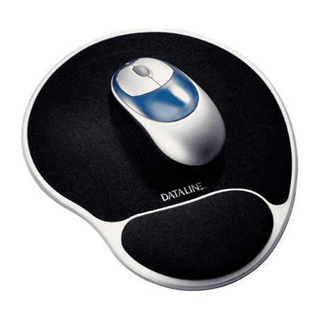 Podkładka żelowa pod mysz czarno-srebrna ESSELTE 67038