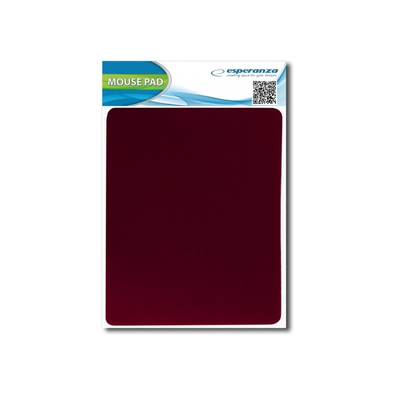 Podkładka pod mysz czerwona materiałowa ESPERANZA EA145R