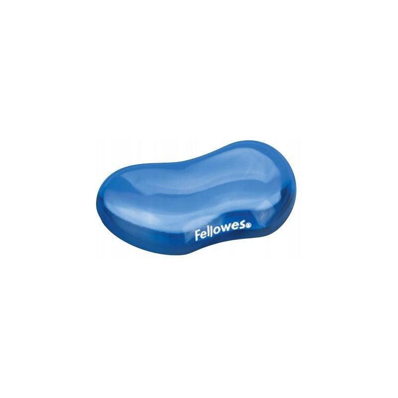Podkładka pod nadgarstek żelowa Crystal niebieska FELLOWES 91177-72