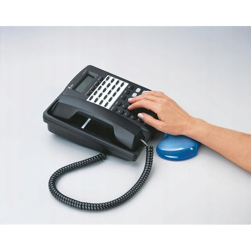 Podkładka pod nadgarstek żelowa Crystal niebieska FELLOWES 91177-72