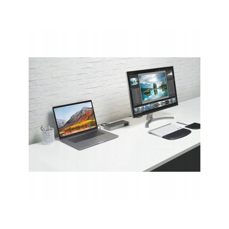 Podkładka KENSINGTON ErgoSoft pod nadgar stki do klawiatur, czarna K52801EU