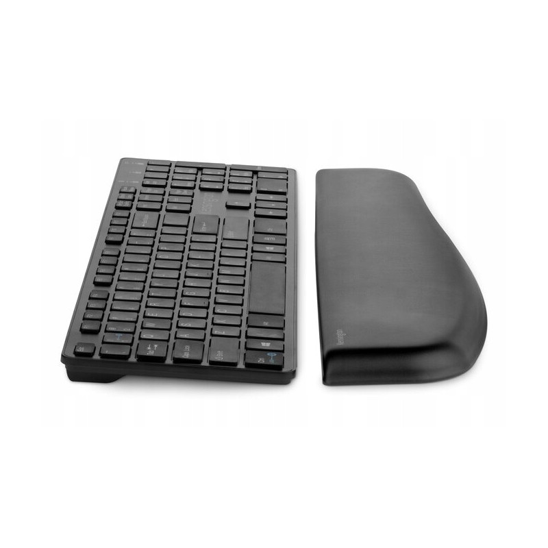 Podkładka KENSINGTON ErgoSoft pod nadgarstki do klawiatur standardowych czarna K52799WW