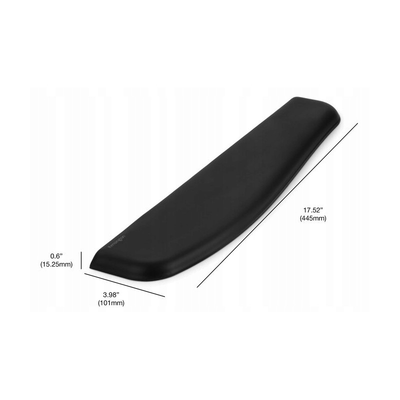 Podkładka KENSINGTON ErgoSoft pod nadgarstki do klawiatur standardowych czarna K52799WW