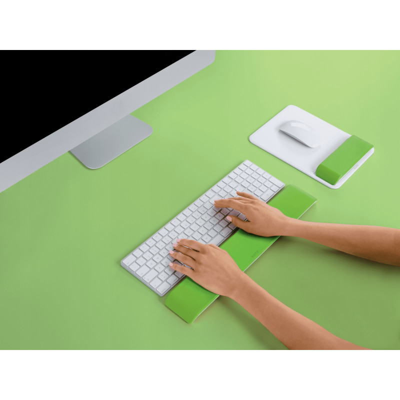 Podkładka pod nadgarstki do klawiatury Leitz WOW zielona 65230054