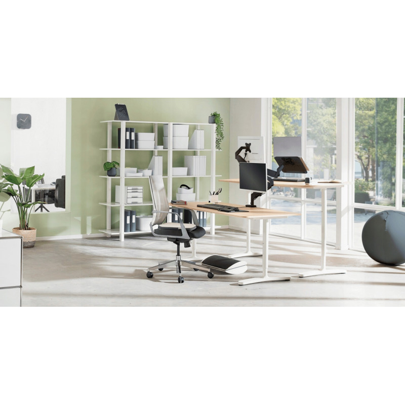 Podnóżek regulowany LEITZ ERGO jasnoszary 65030085