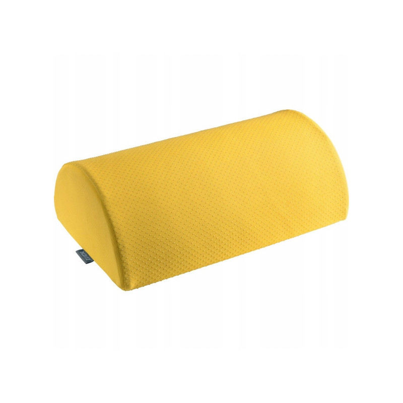 Zestaw Podnóżek żółty 53710019 + Podkładka jasno szara Ergo Cosy 64830085 LEITZ