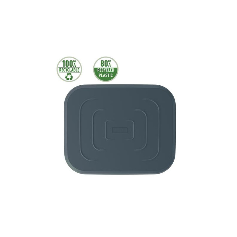 Regulowany podnóżek Leitz Ergo 80% plastiku z recyklingu szary 65460089