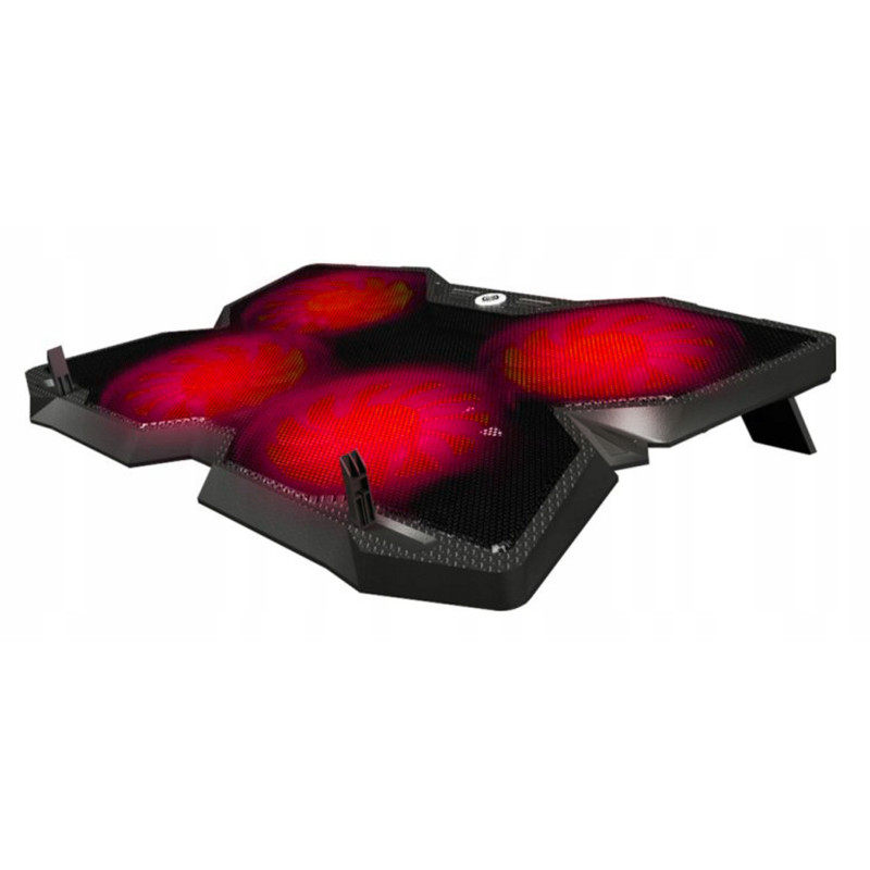 Podstawka chłodząca pod laptopa GAMEPRO TORNADO podświetlenie 4xwentylator czarna (CP575)