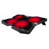 Podstawka chłodząca pod laptopa GAMEPRO TORNADO podświetlenie 4xwentylator czarna (CP575)