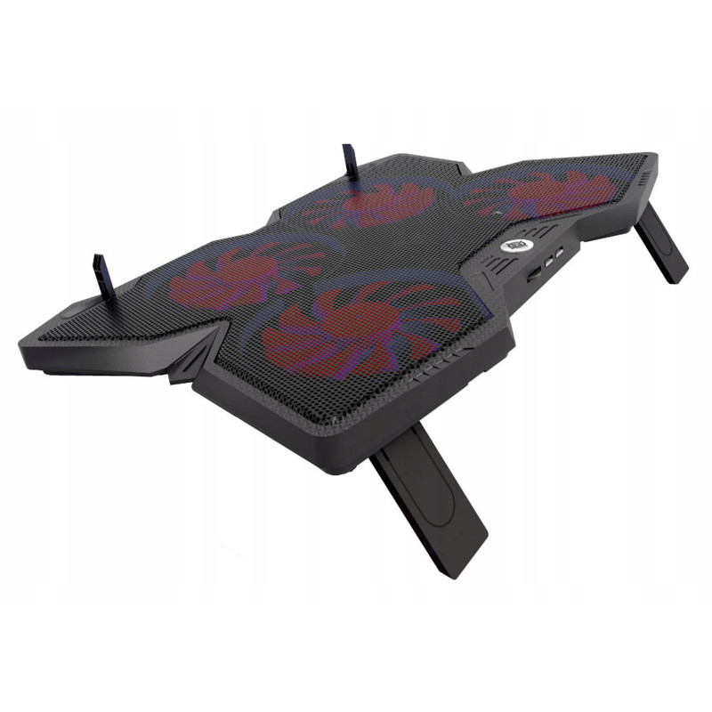Podstawka chłodząca pod laptopa GAMEPRO TORNADO podświetlenie 4xwentylator czarna (CP575)