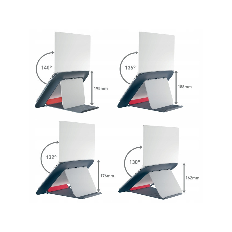 Podstawka pod laptopa Ergo Cosy szara 64260089 LEITZ