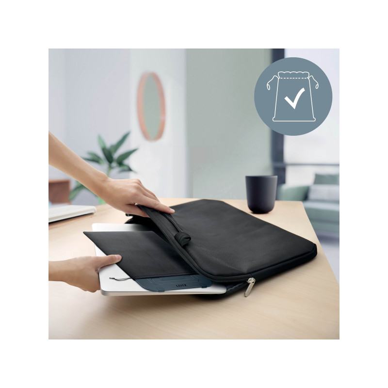 Ultrapłaska aluminiowa podstawka pod laptopa Leitz Ergo z regulacją wysokości 63460089