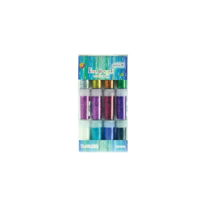 Brokat sypki bio 10g (12 kolorów) MT-0221 ALIGA