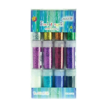 Brokat sypki bio 10g (12 kolorów) MT-0221 ALIGA