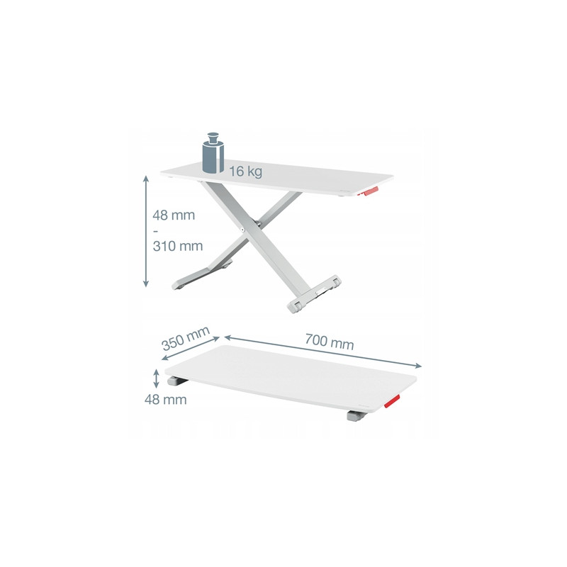 Stanowisko do pracy na stojąco Ergo Cosy 65330085 LEITZ