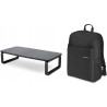 Zestaw Podstawka pod monitor SmartFit czarna K52797WW + Plecak Simply Portable Lite 16 K68403WW KENS