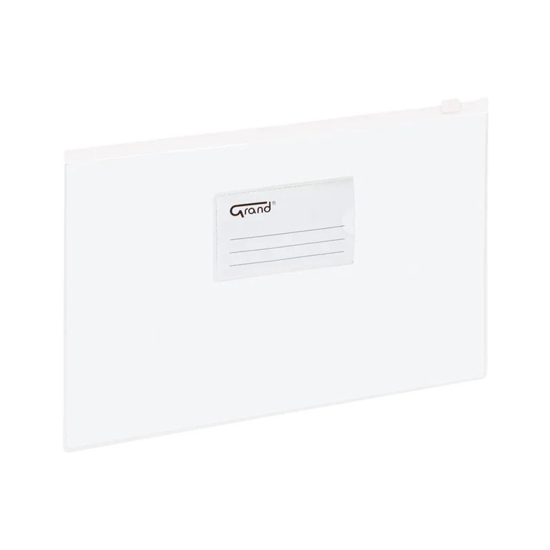 Koperta foliowa A4 na suwak EC009B biała 120-1055 GRAND